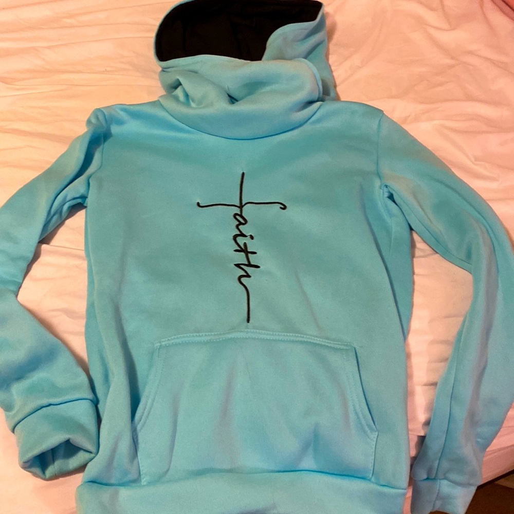 Aqua size small sweatshirt